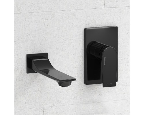 Смеситель для раковины WasserKRAFT A66553 Черный глянец