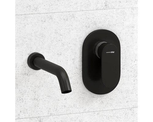 Смеситель для раковины WasserKRAFT A74543 Черный матовый