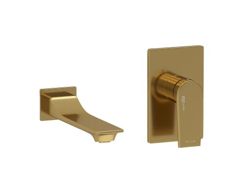 Смеситель для раковины WasserKRAFT A55543 Золото матовое