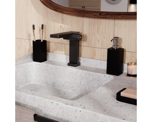 Смеситель для раковины WasserKRAFT Elbе 7410 Черный матовый