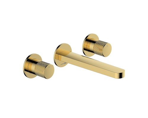 Смеситель для раковины WasserKRAFT Ems 7645 Золото глянцевое