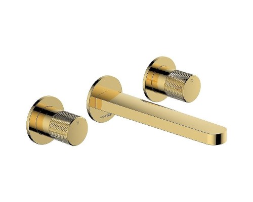 Смеситель для раковины WasserKRAFT Ems 7645 Золото глянцевое