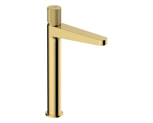 Смеситель для раковины WasserKRAFT Ems 7603H Золото глянцевое