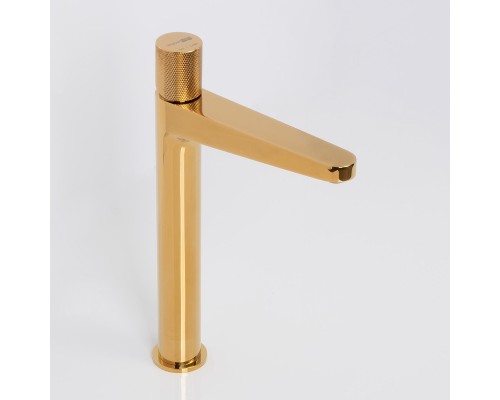 Смеситель для раковины WasserKRAFT Ems 7603H Золото глянцевое