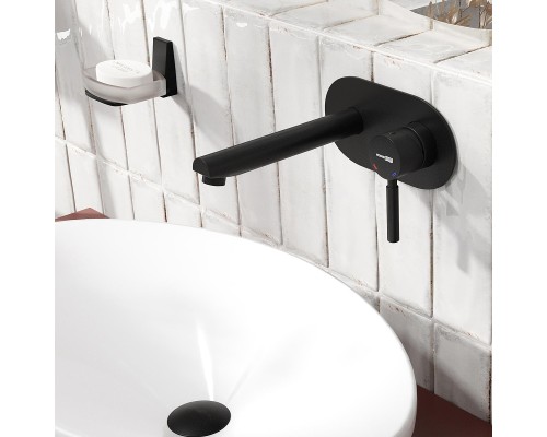 Смеситель для раковины WasserKRAFT Gollach 3330 Черный матовый
