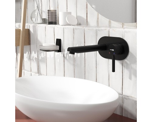 Смеситель для раковины WasserKRAFT Gollach 3330 Черный матовый