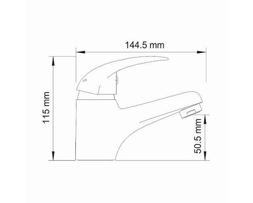 Смеситель для раковины WasserKRAFT Isen 2603 Хром