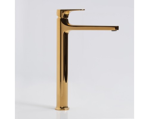 Смеситель для раковины WasserKRAFT Neckar 2103H Золото глянцевое