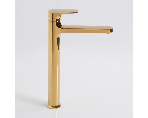 Смеситель для раковины WasserKRAFT Neckar 2103H Золото глянцевое