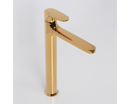 Смеситель для раковины WasserKRAFT Neckar 2103H Золото глянцевое