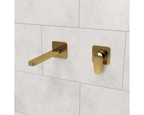 Смеситель для раковины WasserKRAFT Neckar A2151.279 Золото глянцевое