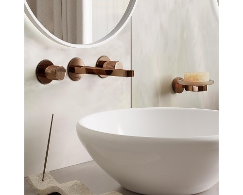 Смеситель для раковины WasserKRAFT Paar 8845 Розовое золото