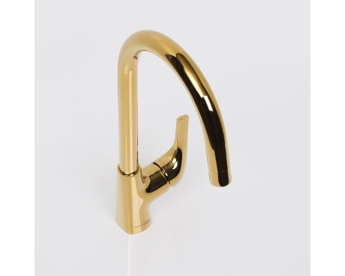 Смеситель для кухни WasserKRAFT Sauer 7107 Золото
