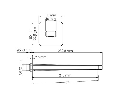 Смеситель для раковины WasserKRAFT Spree A1451.274 Никель