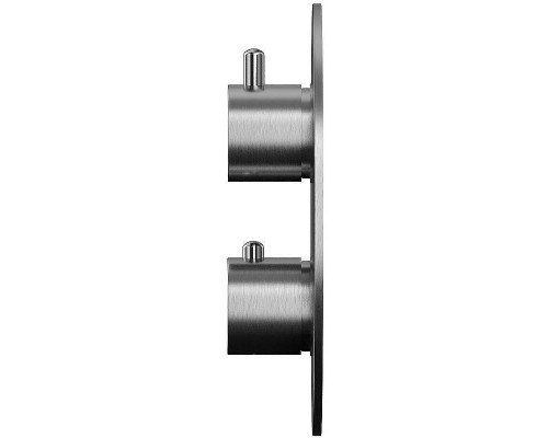 Смеситель для ванны Whitecross Y brushed nickel YSET10TOPNIB с термостатом Брашированный никель