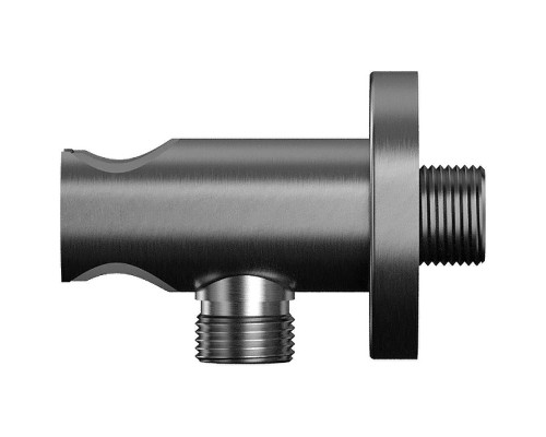 Смеситель для ванны Whitecross Y brushed nickel YSET10TOPNIB с термостатом Брашированный никель