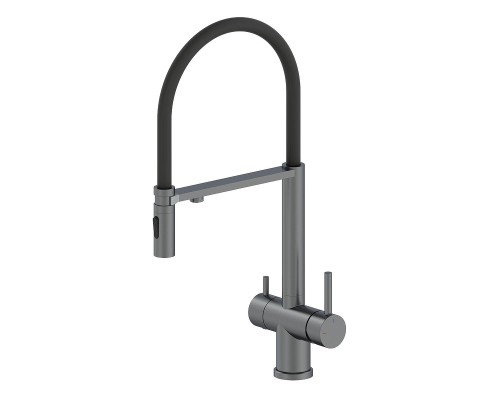 Смеситель для кухни Wonzon & Woghand WW-88458009-BGM цвет Темный графит