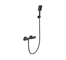 Смеситель для душа Wonzon & Woghand WW-B2025-A-MB с термостатом цвет Черный матовый