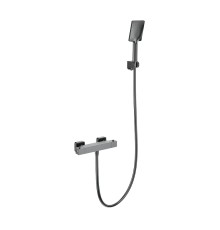 Смеситель для душа Wonzon & Woghand WW-B2026-A-BGG с термостатом цвет Темный графит