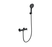 Смеситель для душа Wonzon & Woghand WW-B2048-A-MB с термостатом цвет Черный матовый