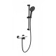 Смеситель для душа Wonzon & Woghand WW-B2052-A-MB с термостатом цвет Черный матовый