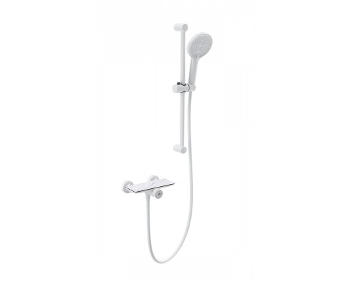 Смеситель для душа Wonzon & Woghand WW-B2052-A-MW с термостатом цвет Белый матовый