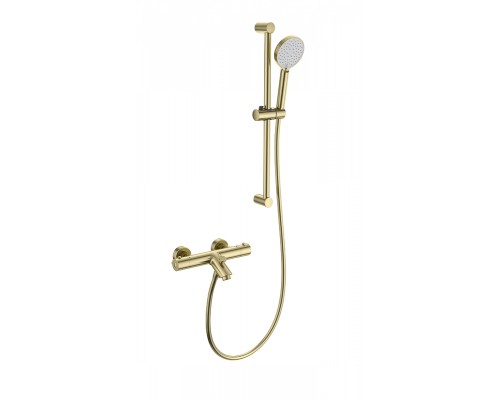 Смеситель для ванны Wonzon & Woghand WW-C2002-A-BG с термостатом цвет Брашированное золото