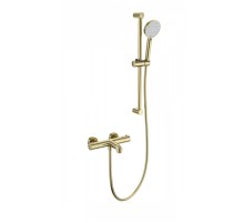 Смеситель для ванны Wonzon & Woghand WW-C2006-A-BG с термостатом цвет Брашированное золото