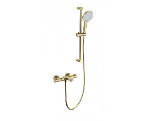 Смеситель для ванны Wonzon & Woghand WW-C2018-A-BG с термостатом цвет Брашированное золото