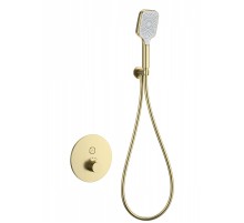 Смеситель для душа Wonzon & Woghand WW-D1017-A-BG с термостатом цвет Брашированное золото