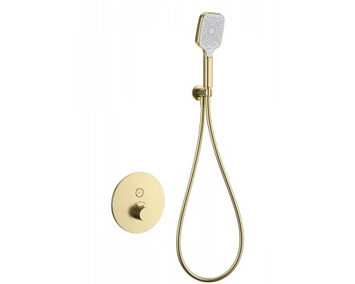 Смеситель для душа Wonzon & Woghand WW-D1017-A-BG с термостатом цвет Брашированное золото