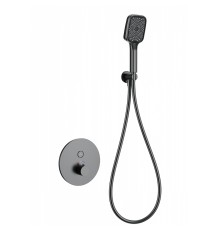 Смеситель для душа Wonzon & Woghand WW-D1017-A-BGG с термостатом цвет Темный графит