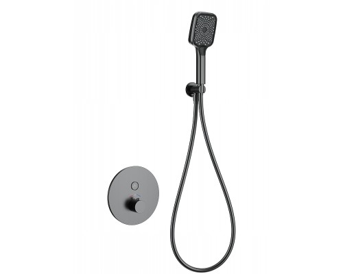 Смеситель для душа Wonzon & Woghand WW-D1017-A-BGG с термостатом цвет Темный графит