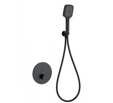 Смеситель для душа Wonzon & Woghand WW-D1017-A-MB с термостатом цвет Черный матовый