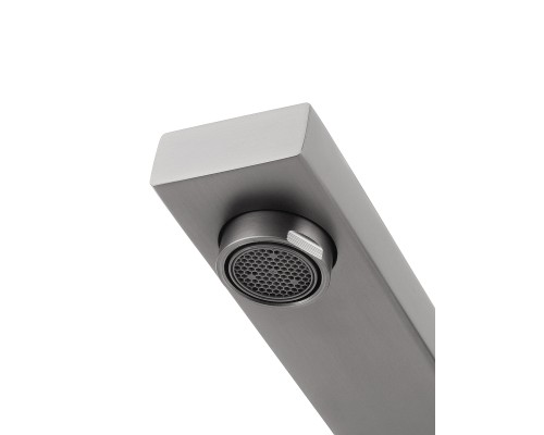 Смеситель для раковины Wonzon & Woghand WW-105-BGG цвет Темный графит