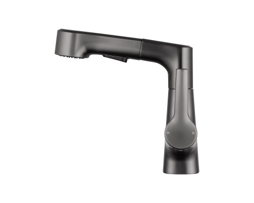 Смеситель для раковины Wonzon & Woghand WW-121B108-BGG цвет Темный графит