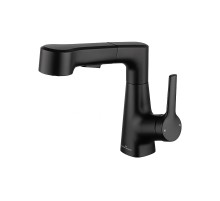 Смеситель для раковины Wonzon & Woghand WW-121B108-MB цвет Черный матовый