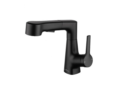 Смеситель для раковины Wonzon & Woghand WW-121B108-MB цвет Черный матовый