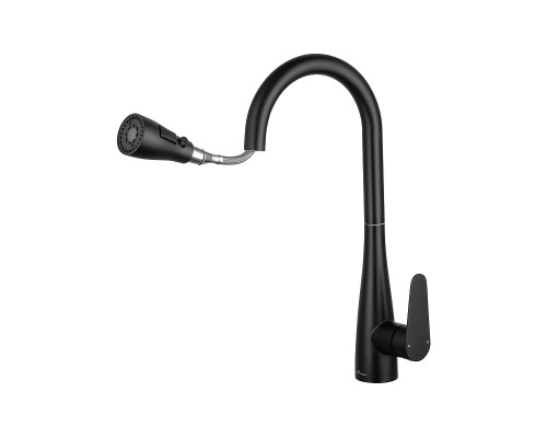 Смеситель для кухни Wonzon & Woghand WW-121E201B-MB цвет Черный матовый