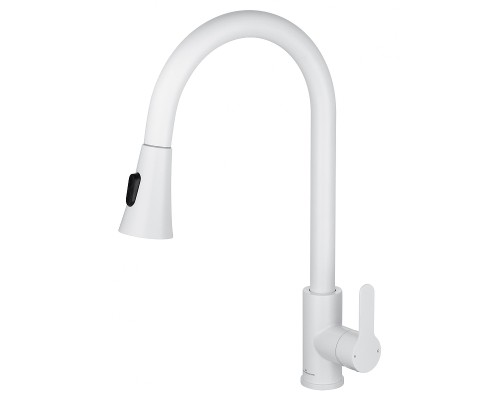 Смеситель для кухни Wonzon & Woghand WW-121E201L-MW цвет Белый матовый