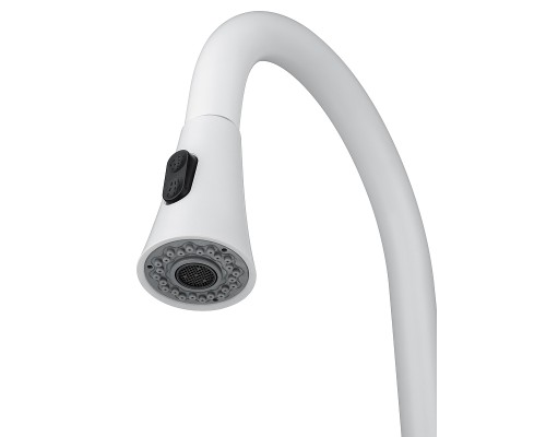 Смеситель для кухни Wonzon & Woghand WW-121E201L-MW цвет Белый матовый