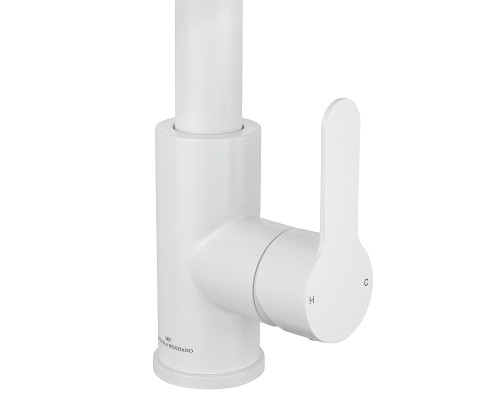 Смеситель для кухни Wonzon & Woghand WW-121E201L-MW цвет Белый матовый