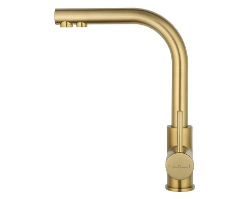 Смеситель для кухни Wonzon & Woghand WW-88458005-BG цвет Брашированное золото