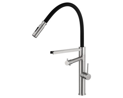 Смеситель для кухни Wonzon & Woghand WW-88458007-BN цвет Брашированный никель