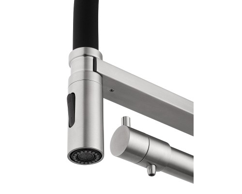 Смеситель для кухни Wonzon & Woghand WW-88458007-BN цвет Брашированный никель