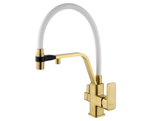 Смеситель для кухни Wonzon & Woghand WW-88458013-BG(MW) цвет Брашированное золото
