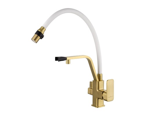 Смеситель для кухни Wonzon & Woghand WW-88458013-BG(MW) цвет Брашированное золото