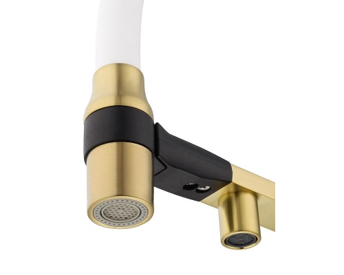 Смеситель для кухни Wonzon & Woghand WW-88458013-BG(MW) цвет Брашированное золото