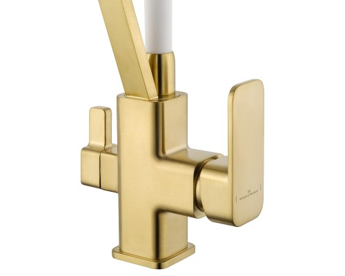 Смеситель для кухни Wonzon & Woghand WW-88458013-BG(MW) цвет Брашированное золото