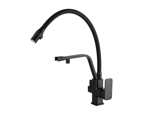 Смеситель для кухни Wonzon & Woghand WW-88458013-MB цвет Черный матовый